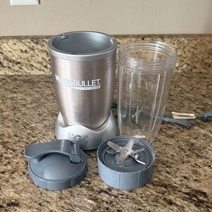 NutriBullet Magic Bullet Blender Set - Silver